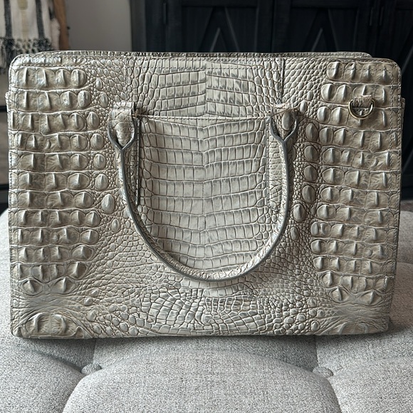 Brahmin Finley Carryall in Fairest Grey Melbourne - Picture 2 of 6